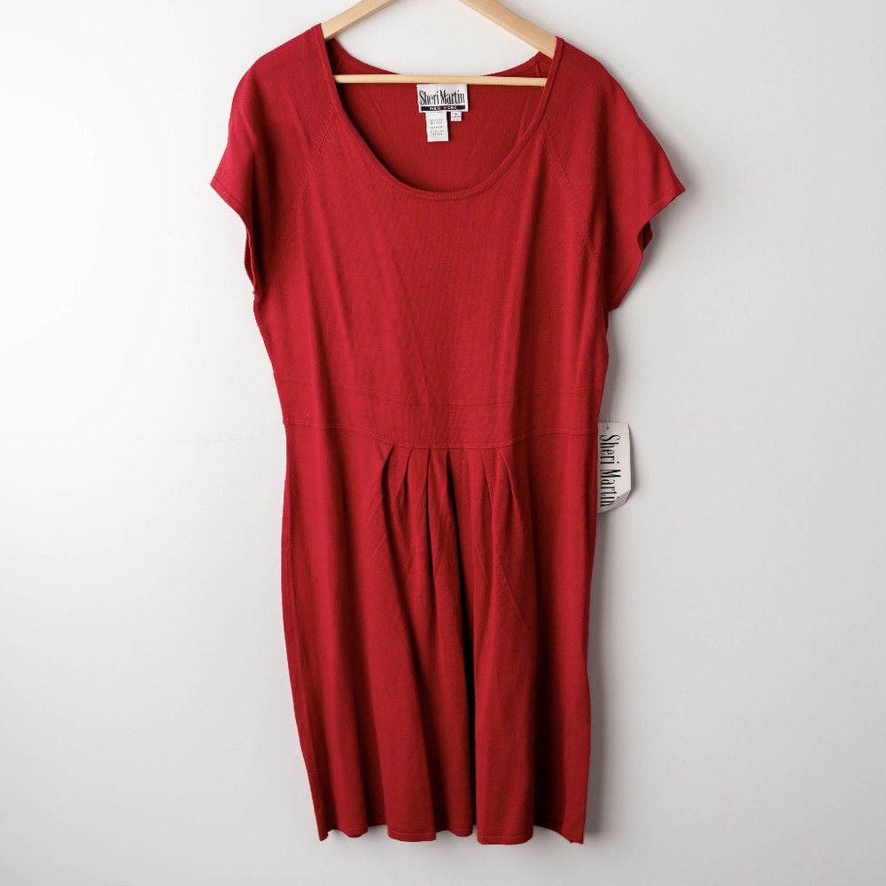 Sheri Martin | Rust Red Sweater Dress | Women's XL
